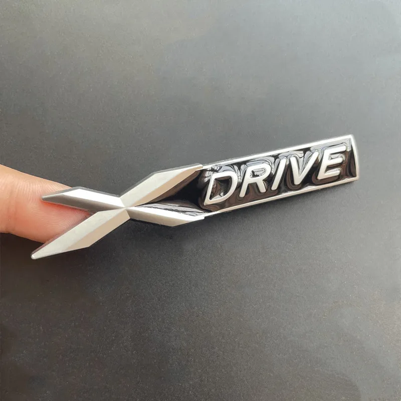 3D Metal X Drive Logo Xdrive Emblem Nameplate Car Trunk Badge For BMW 328i 525 535d 530d G20 F10 Xdrive Sticker Accessories