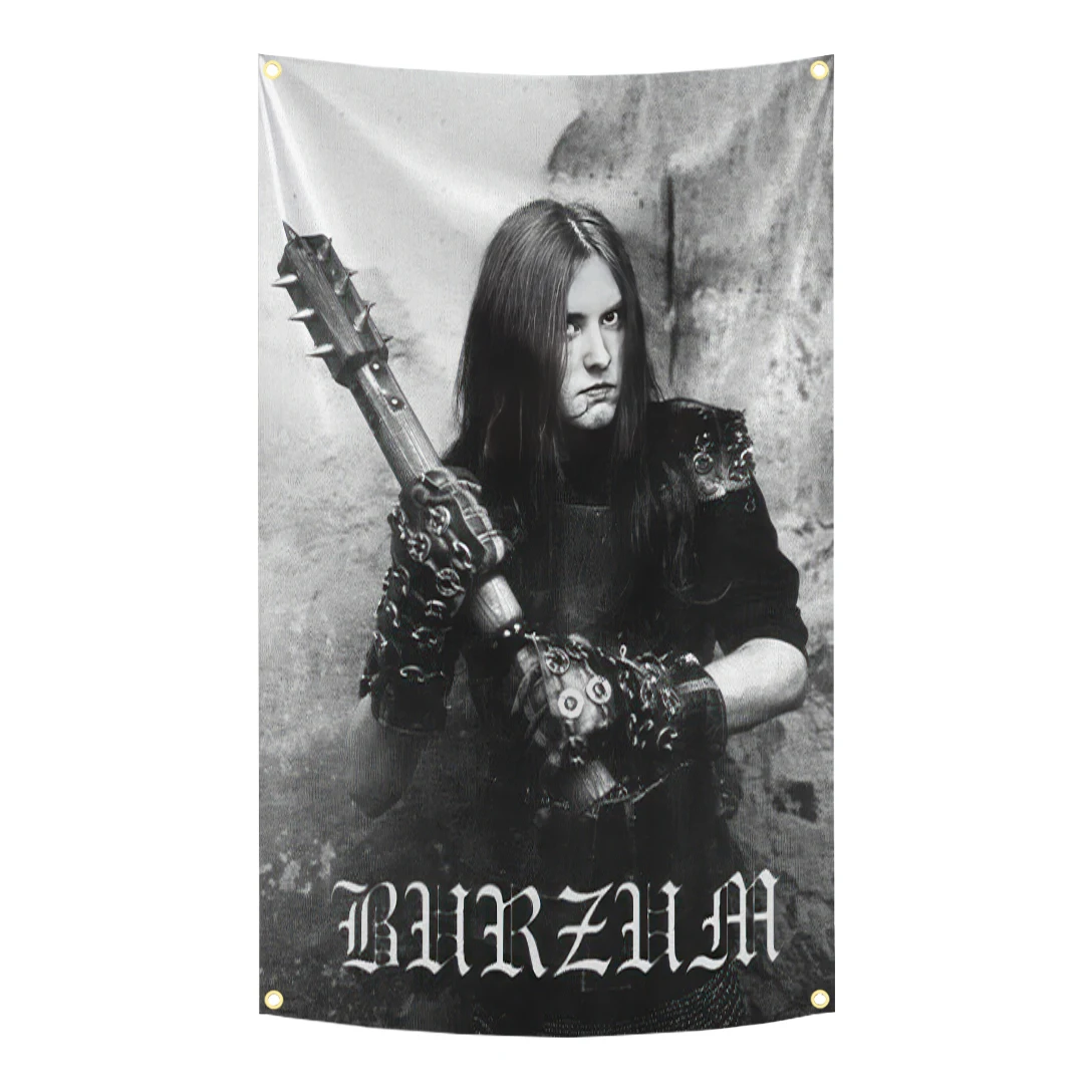 Black Metal Burzums Flag Filosofem Tapestry Band Rock Music Prints Wall Hanging Bedroom Background Home Decor Concert Banner
