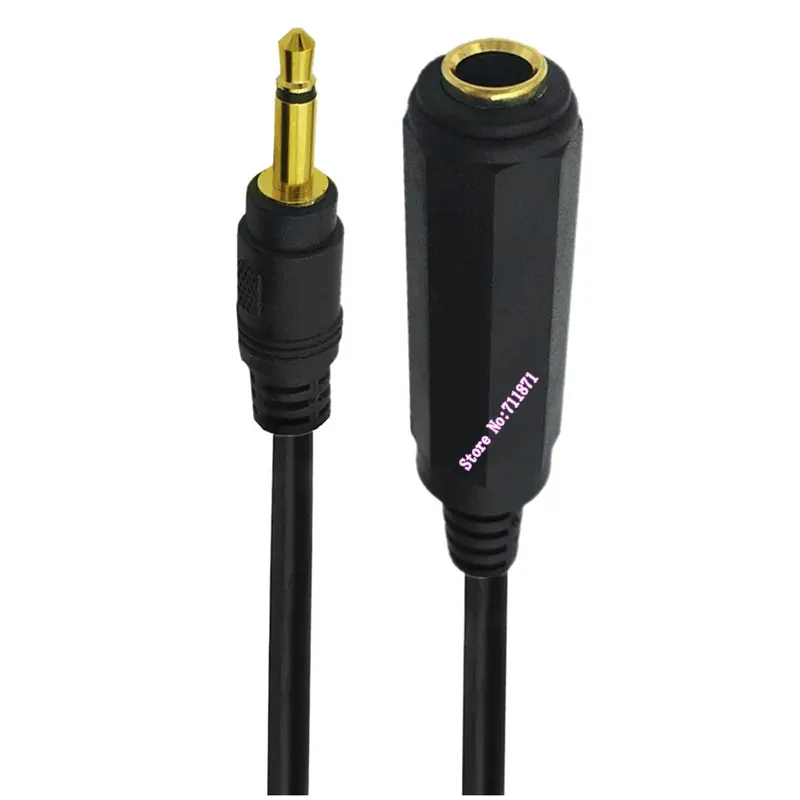 Mono TS 3.5 Male to  6.35 Female Adapter Cable Line Stereo TRS 3.5mm Male to 6.35mm Female Aduio Cord Wire 6.35 F 3.5 M Cable