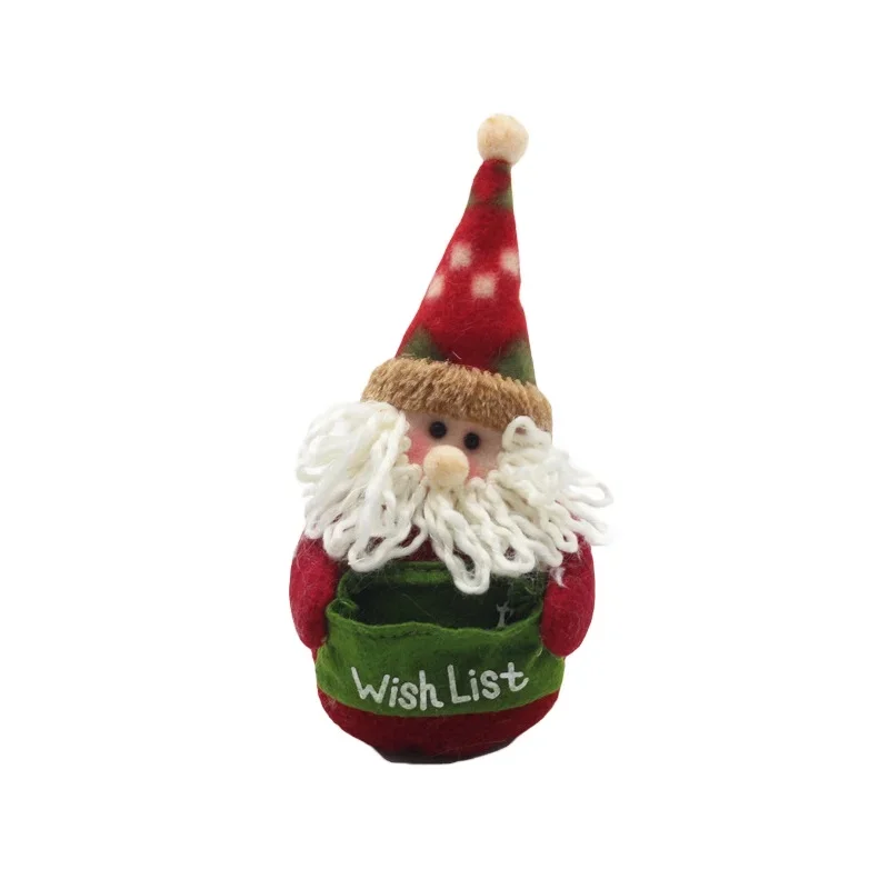 Christmas decorations, Santa Claus cartoon dolls, Christmas atmosphere layout, creative holiday gifts, wholesale 20 pieces