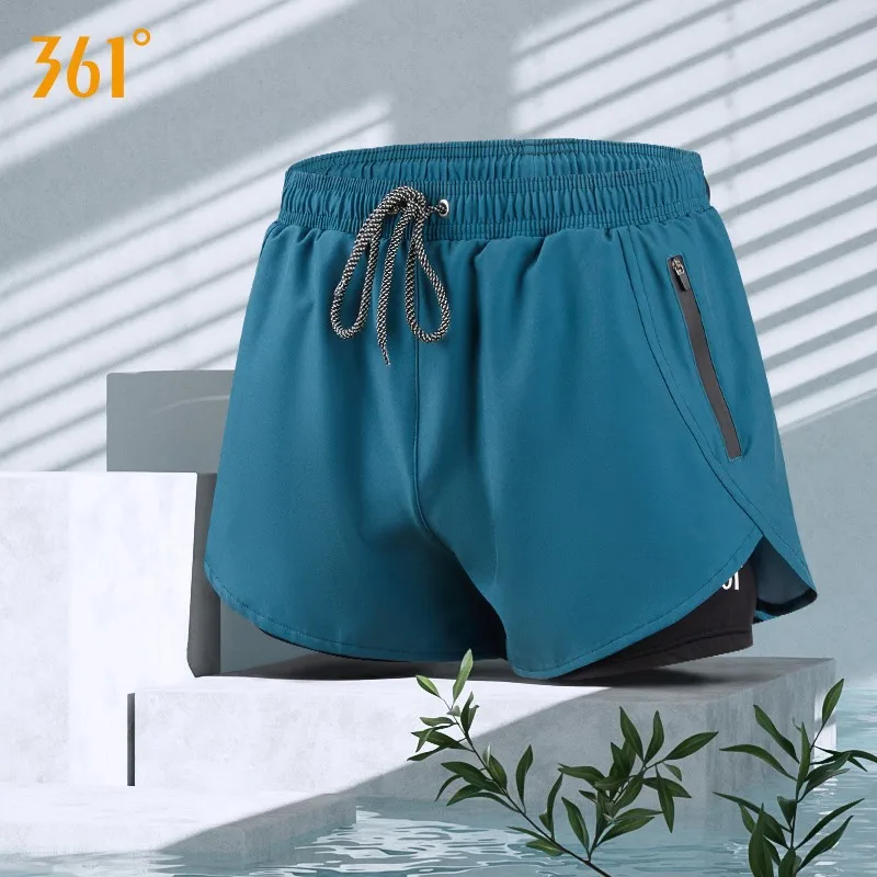 361 Men's Professional Competition Plus Size Surfing Beach Swim Trunks Glasses WaterProof Bathing Shorts Goggles Cap Swim Bag