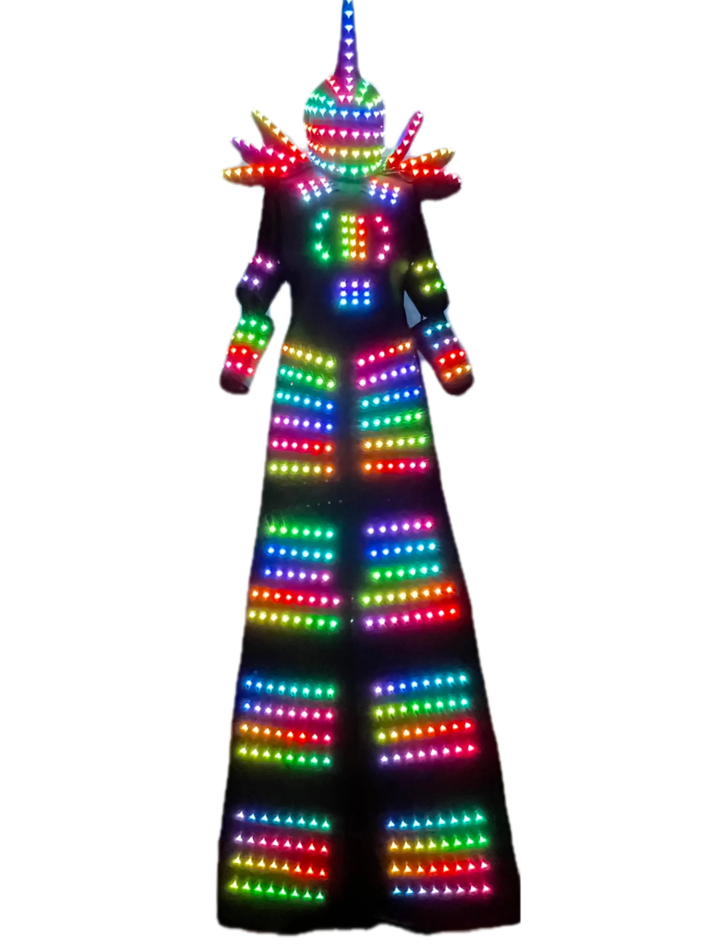 

Led Robot LED Light Robot Costume Clothing Robot LED Stilts Walker Suit Jacket Costume