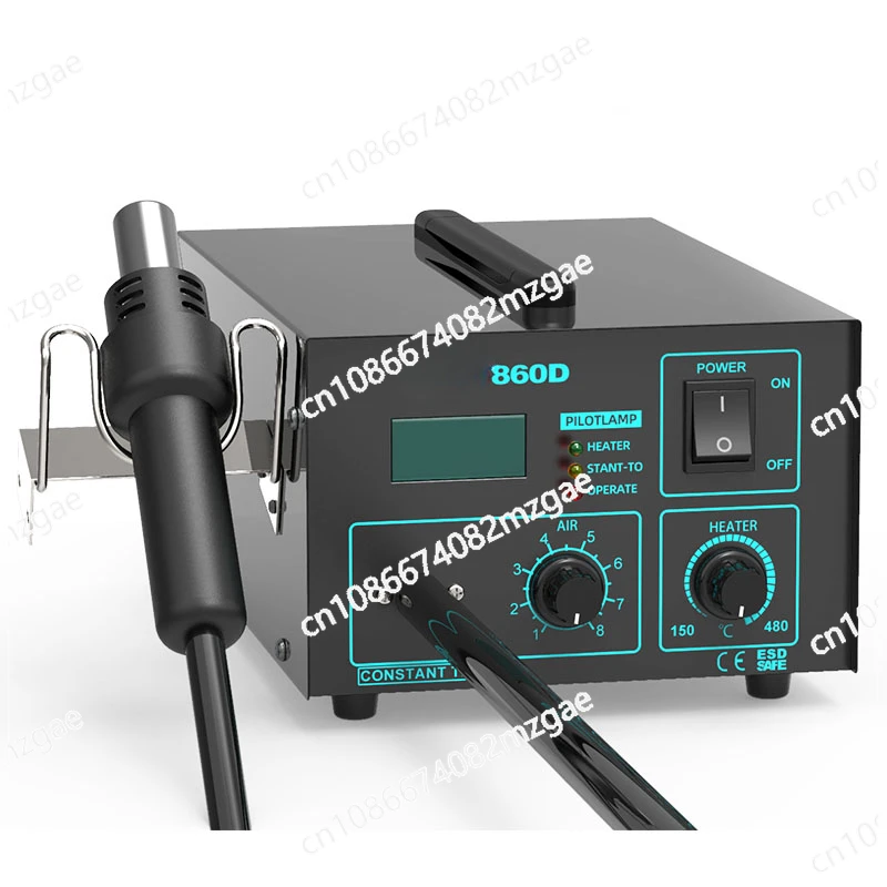

862D Dual Digital Display Hot Air Gun Disassembly and Welding Platform, Multi functional Temperature Adjustment Welding Tool
