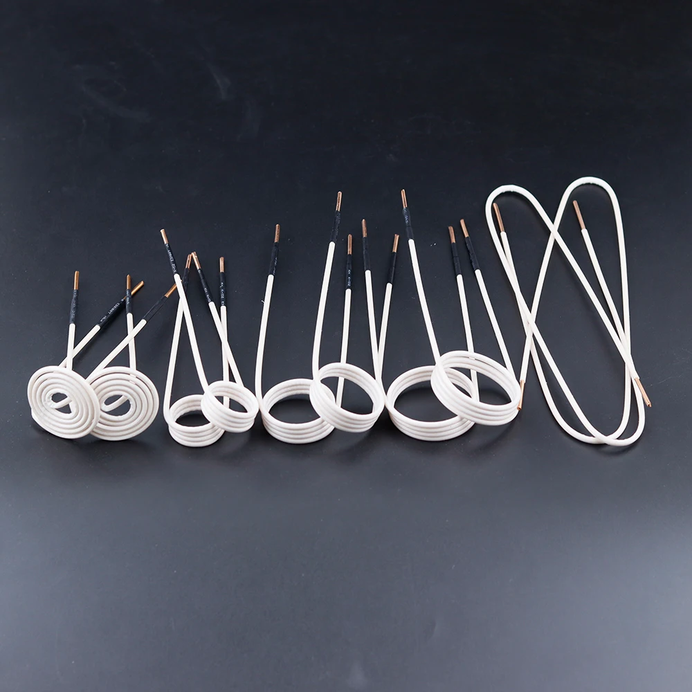 Mini Magnetic Heater DIY Induction Coils Induction Coil Ductor Magnetic Induction Heater Kit Flameless Heat Accessories 8/10Pcs