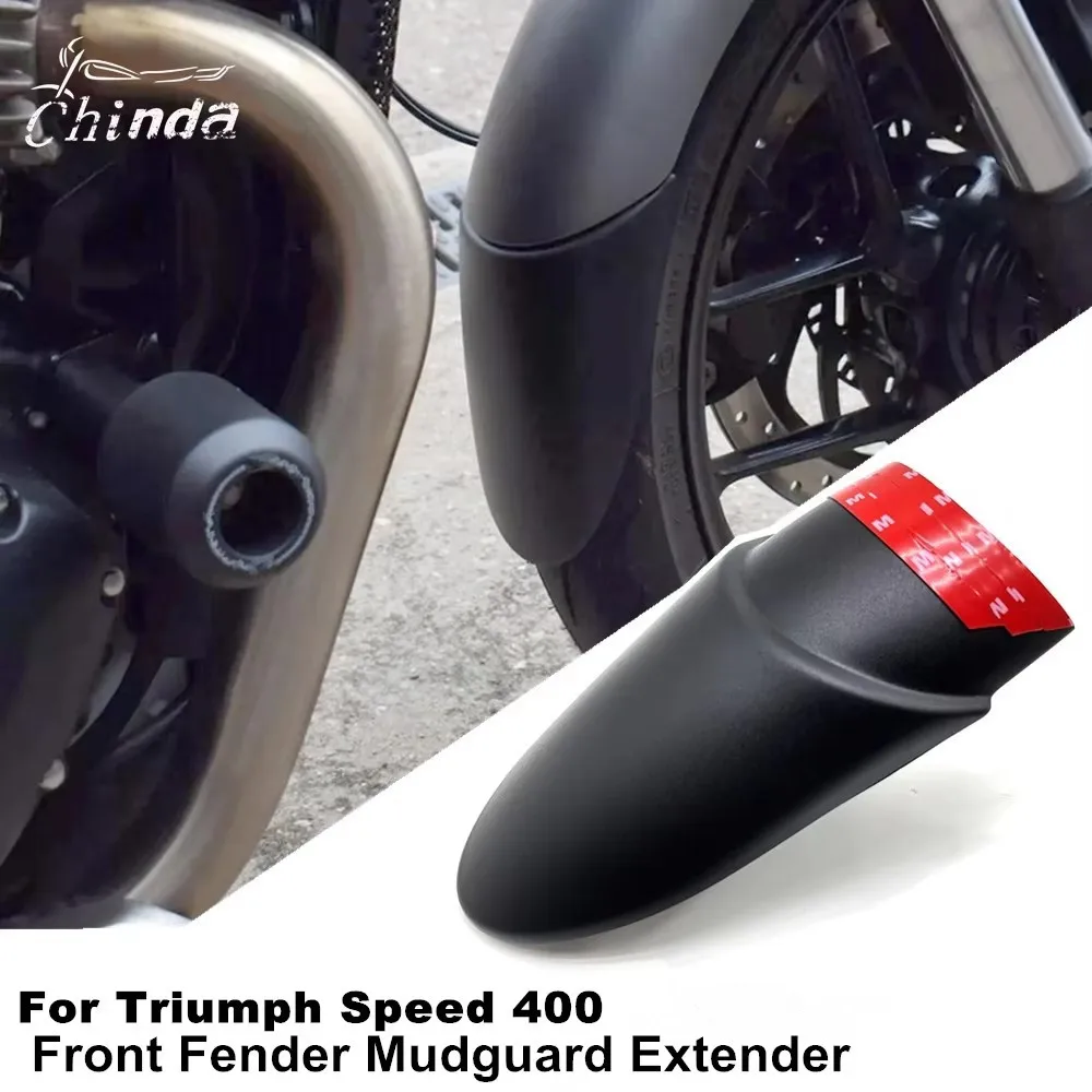 For Triumph Speed 400 Speed400 2024-2025 Motorcycle Front Fender Mudguard Extender