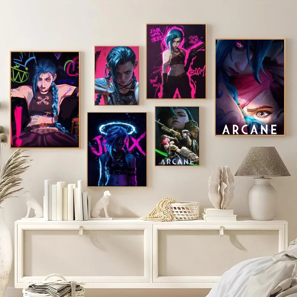 game A-ArcaneS Poster Prints Wall Painting Bedroom Living Room Decoration Office Small