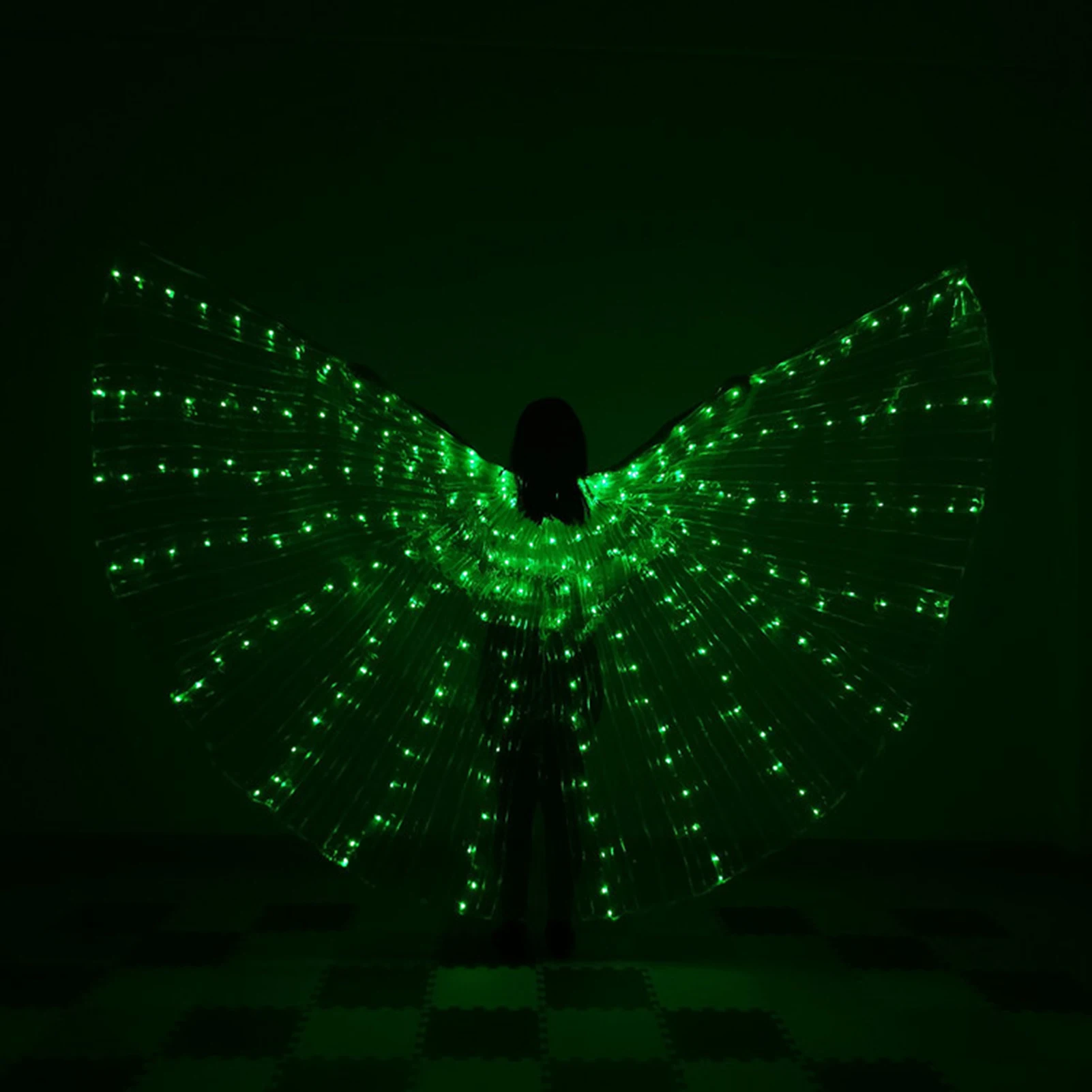 

Led Costume Luminous Belly Dance Wings For Kids Children Belly Dance Glow Butterfly Wings With Telescopic Sticks Glow In The