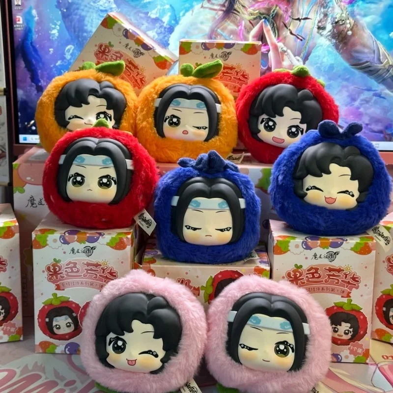 Original el fundador del diabolismo serie de flores aromáticas Wei Wuxian Lan Wangji llavero caja ciega figura coleccionable muñeca de juguete