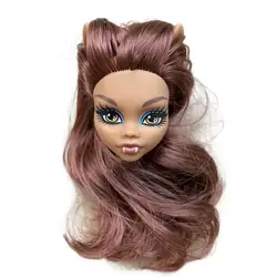 Monstering High Doll Toy Multi-Joints Movable Doll Body Figures Brown White Green Pink Beige Purple Body Colorful Hair Heads