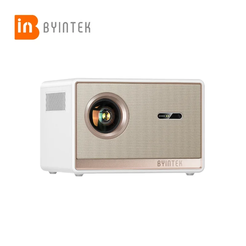 

BYINTEK Nordic Style 1000 ANSI люмен ЖК-проектор 1080P T5 Портативный домашний тканевый проектор с профессиональным басовым динамиком