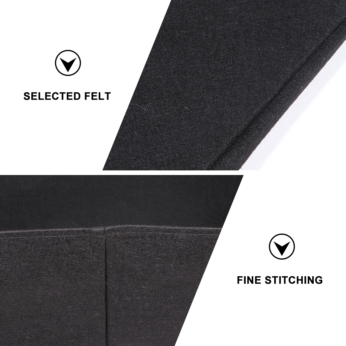 

60x60x40cm Planting Bags Black Nonwoven Fabric Pouch Reusable Breathable Growing Bag for Vegetables Potatoes Tomatoes Flowers