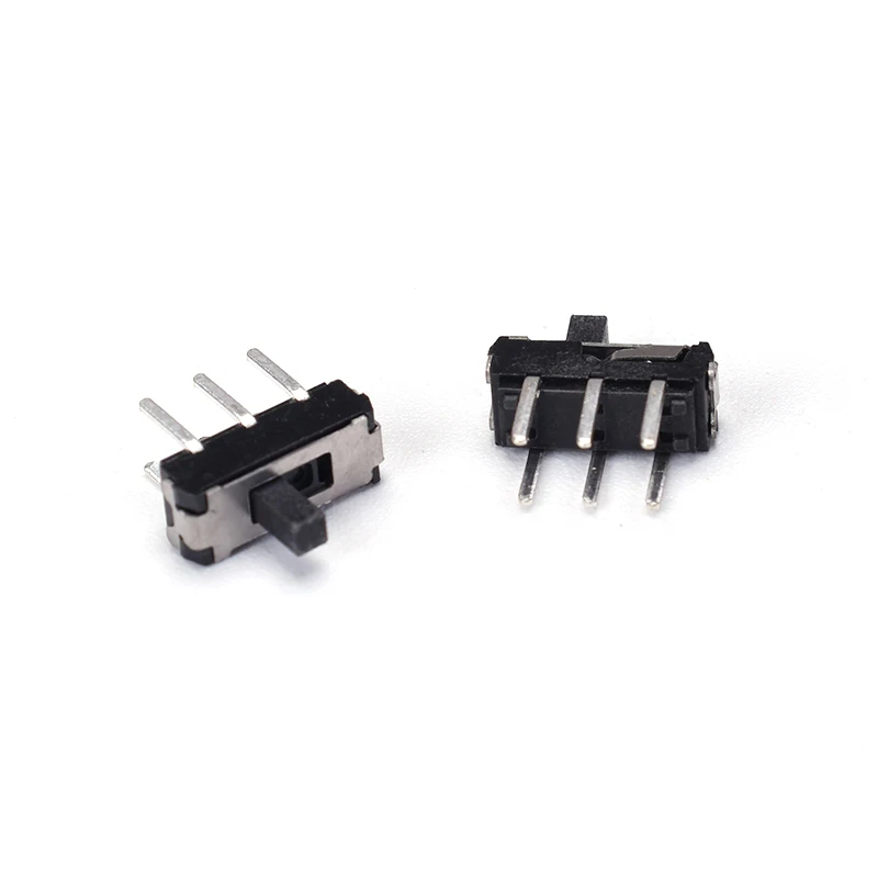 5PCS MSS-22D18 Vertical Handle 3mm Long Double Row Vertical Power Switch 6-Pin 2-Position Toggle Miniature Switch for Electronic