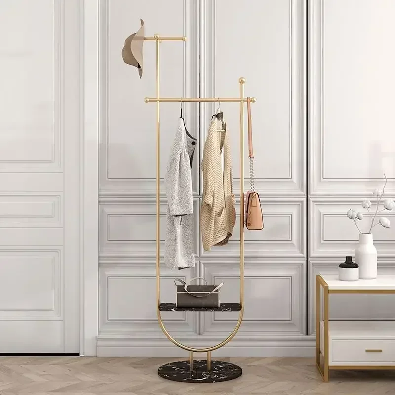 Hot Saleshigh Quality Entry Hall Wrought Iron Floor Standing Coat Rack