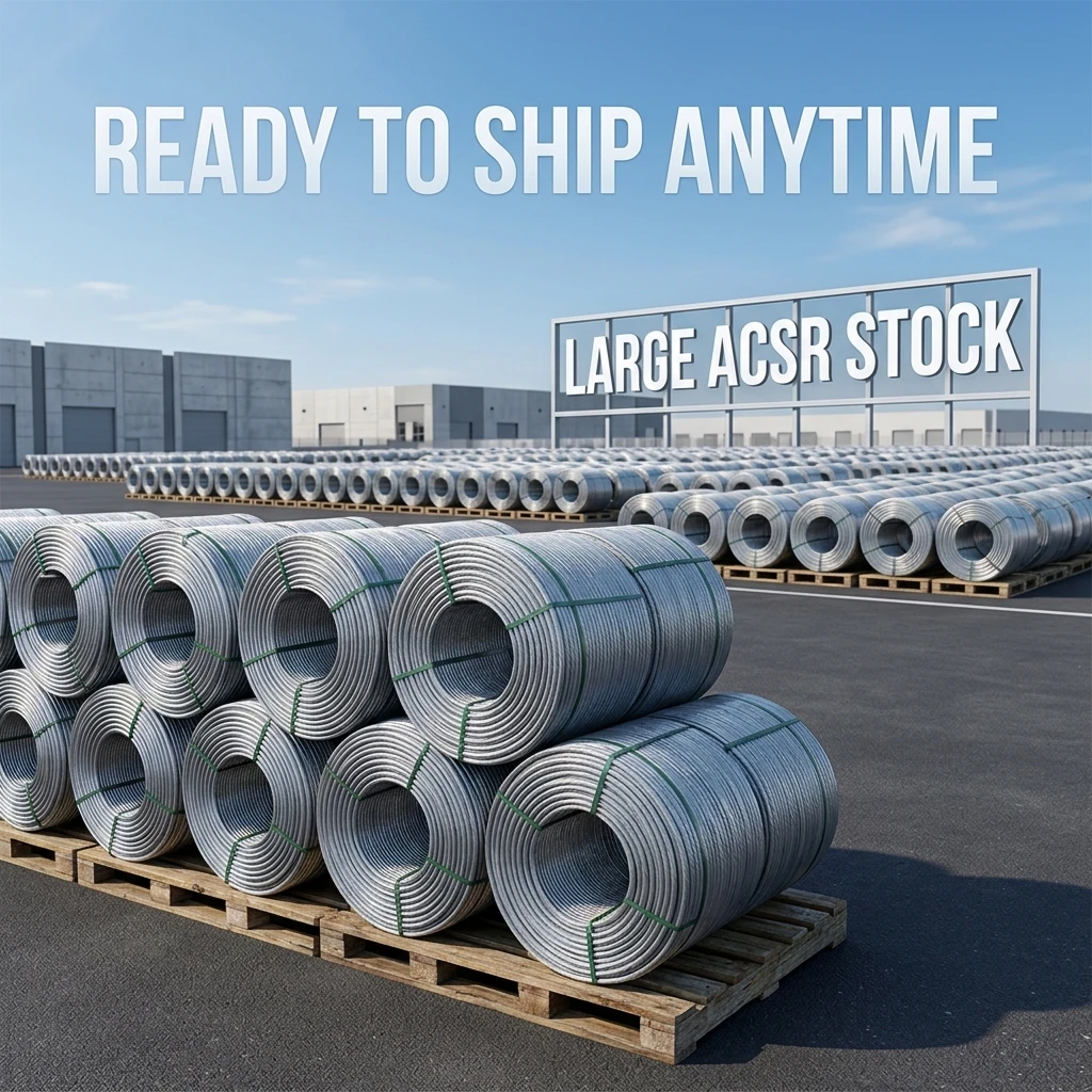 High Tensile SCA ACSR Bare Wire BS Code Dog Wolf Moose ASTM Dove Drake Osprey Galvanized Steel Core Aluminum Conductor