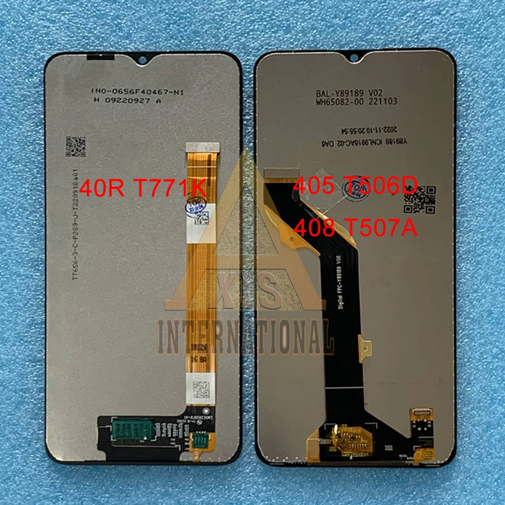 Original 6.6\'\'For TCL 40R 5G 4R LCD T771K Screen Display Touch For TCL 403 T431D 405 T506D 406 408 T507A 40SE 40 SE 40 XE 40XE