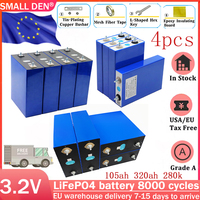 3.2V 105ah 280k 320Ah Lifepo4 Reportable Golf Cart Battery for Deep Cycle Lithium Iron Phosphate Battery in Solar Storage System