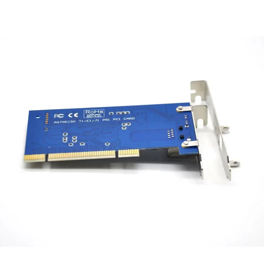 New original TE110P T1 E1 J1 PCI interface ISDN PRI 2U opensource Asterisk E1 card digital
