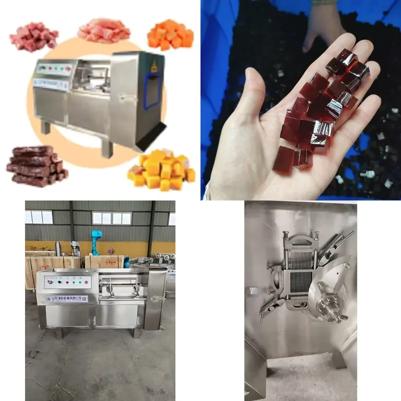[2026] Factory Supply Commercial Frozen Meat Cube Cutting Machine Chicken Meat Cutter Machine