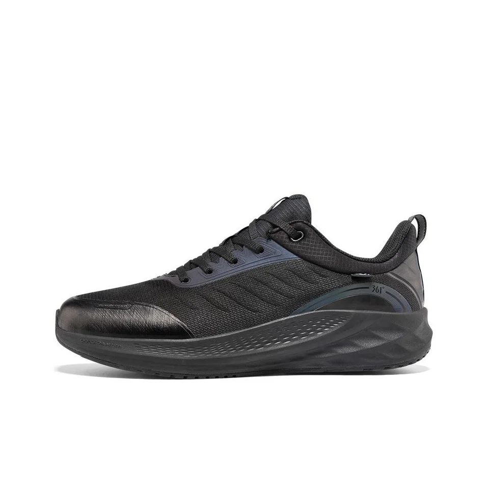 361° Rain Block 6.0 Versatile Cushioning Waterproof Cushioning Waterproof Low top Running Shoes Men's Black 672332213-5