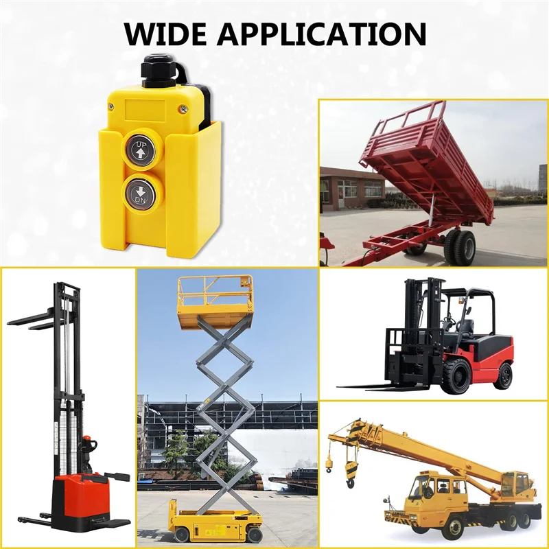 Dump Trailer Remote Control Switch 12V DC Up Down Control Switch Hydraulic Pump Power Acting Lift Unloading Truck XT