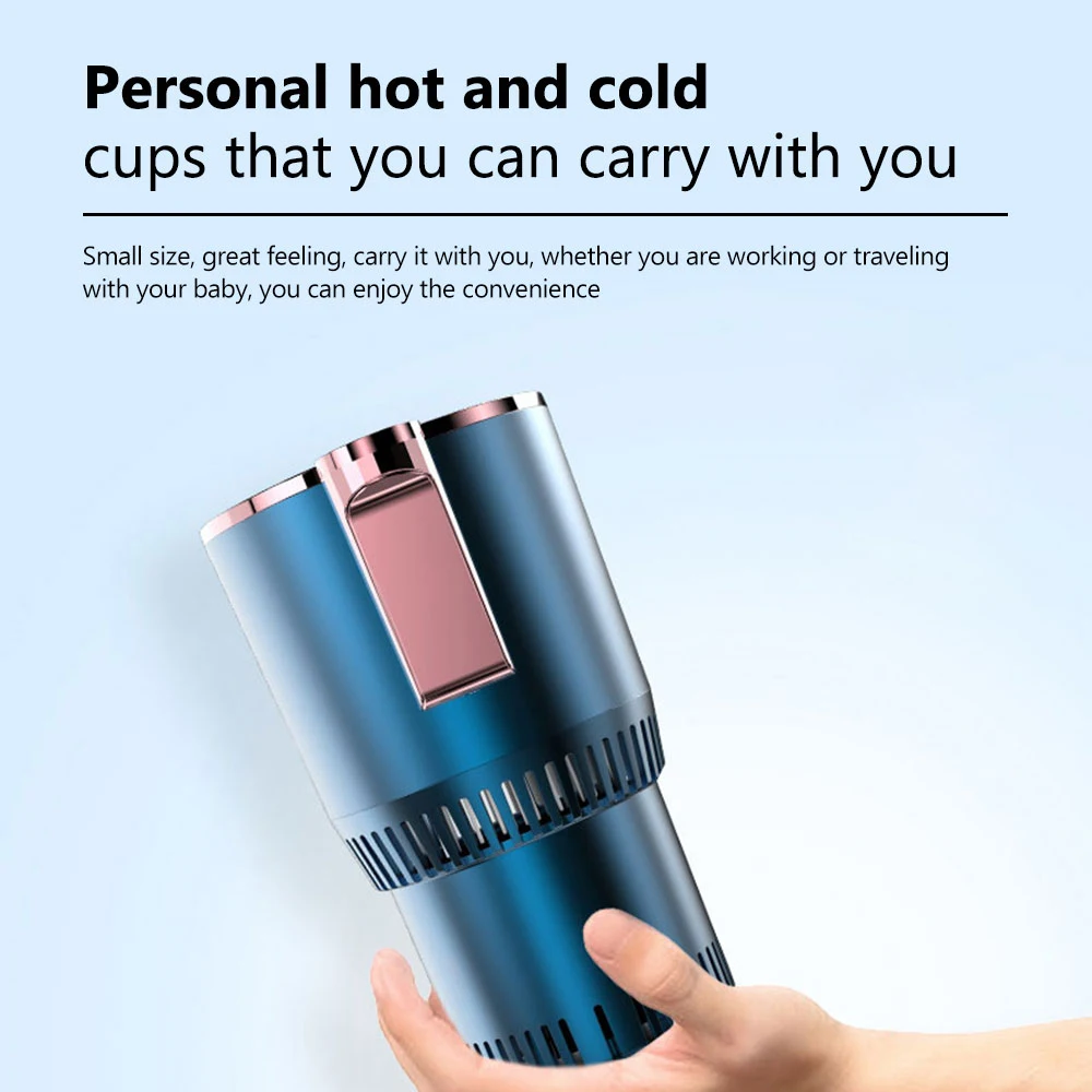 NEW Smart Car Smart Hot And Cold Cup Drinks Holders Digital Temperature Display Drink Cup Warmer Cooler For Home Office