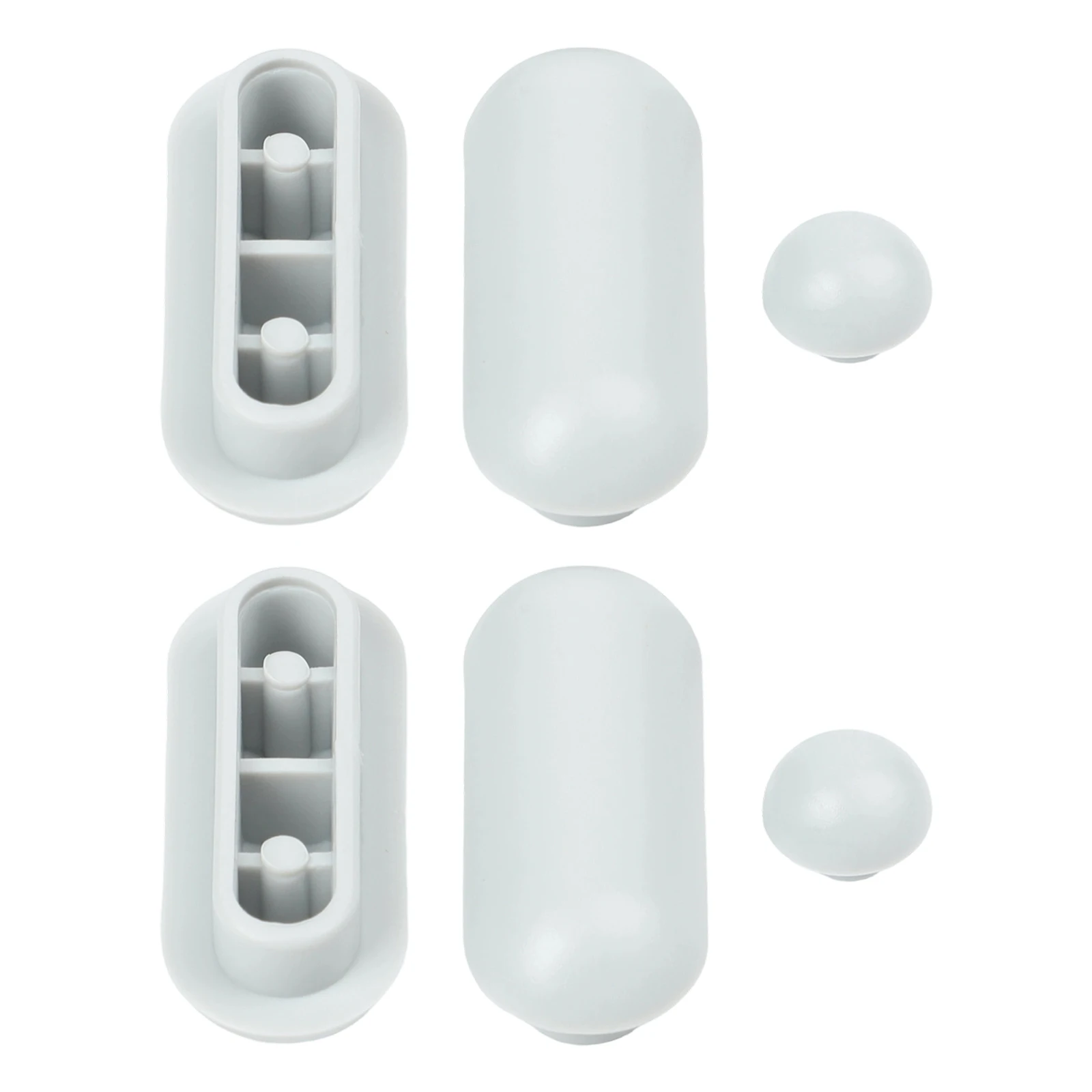 Toilet Seat Bumpers Replacement Parts Compatible with Common Toilet Seat Designs for Stable and Silent Operation