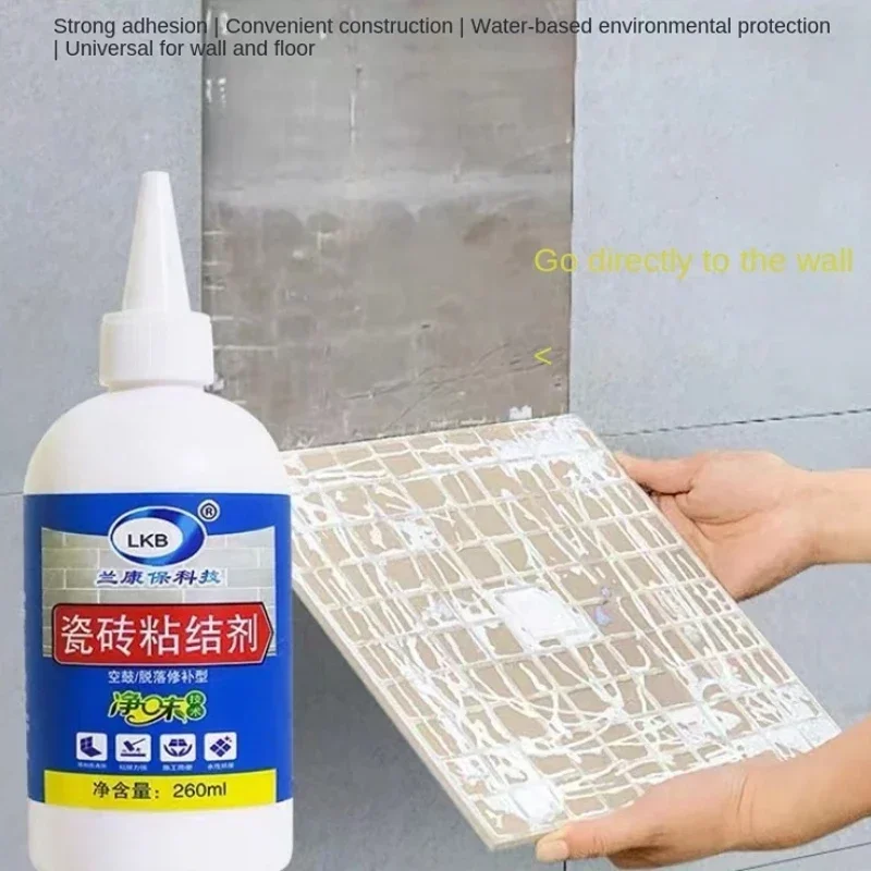 Tile Glue Strong Adhesive Floor Tile Empty Drum Loose Repair Injection Filling Seam Instead of Wall Tile Falling Off Back Glue