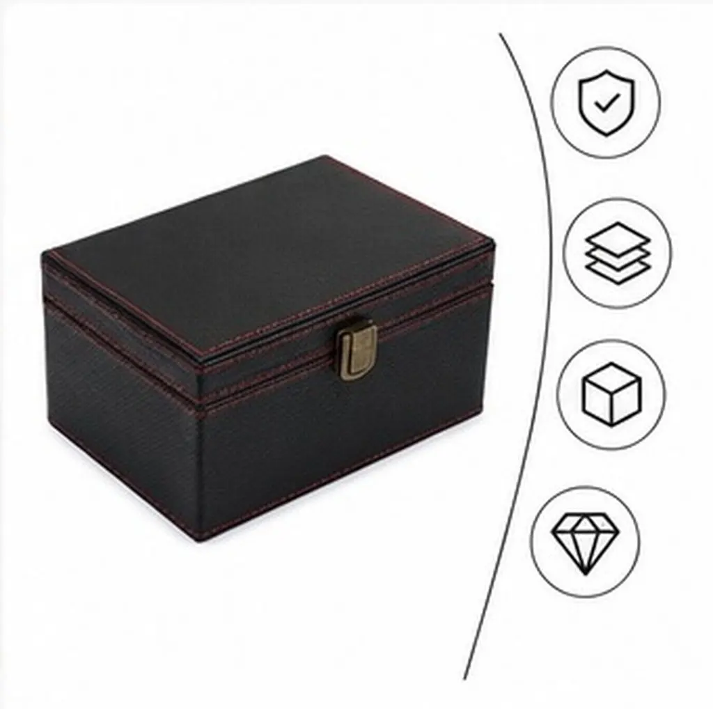 Car Key Organizer Box Carbon Fiber Matte Faraday Box Large Capacity Key Fob Protector for Cars Faraday Cage Car Fob Protector