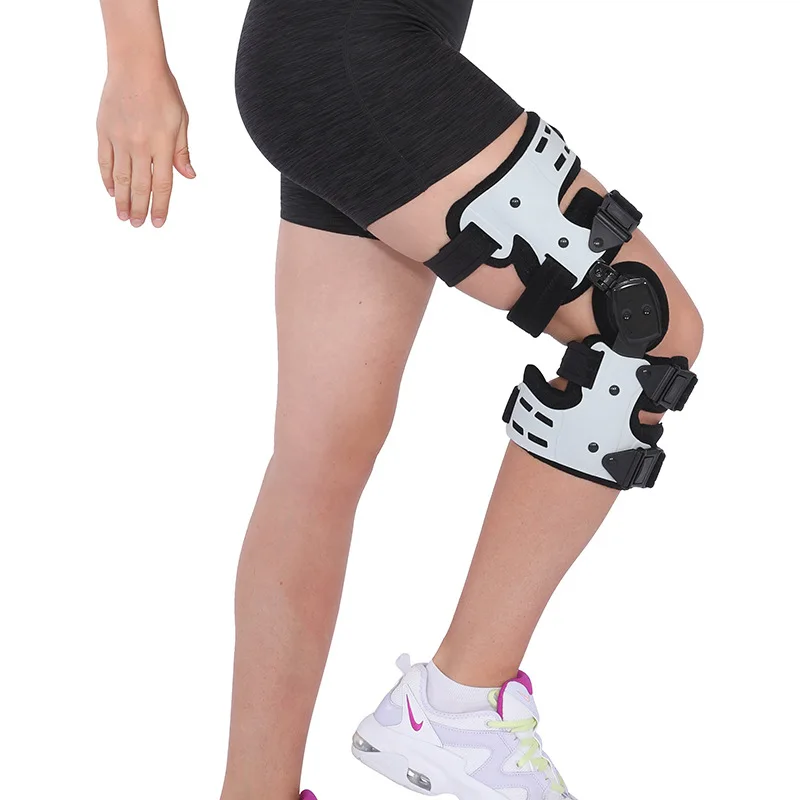 Wholesale Adjustable Lower Extremity Knee Fracture Ligament Rupture Protective Rehabilitation Equipment Knee Pads