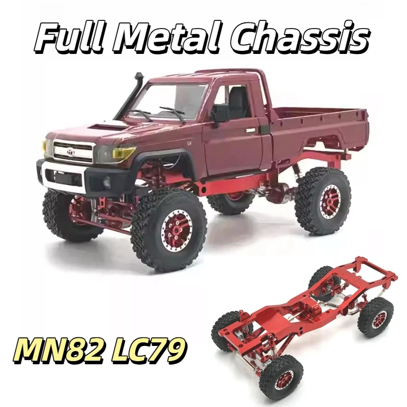 

MN82 Metal Complete Chassis Frame 1/12 Scale MN82 LC79 Rc Car Aluminum Alloy Upgrade Modified Parts For Rc Hobby Enthusiasts