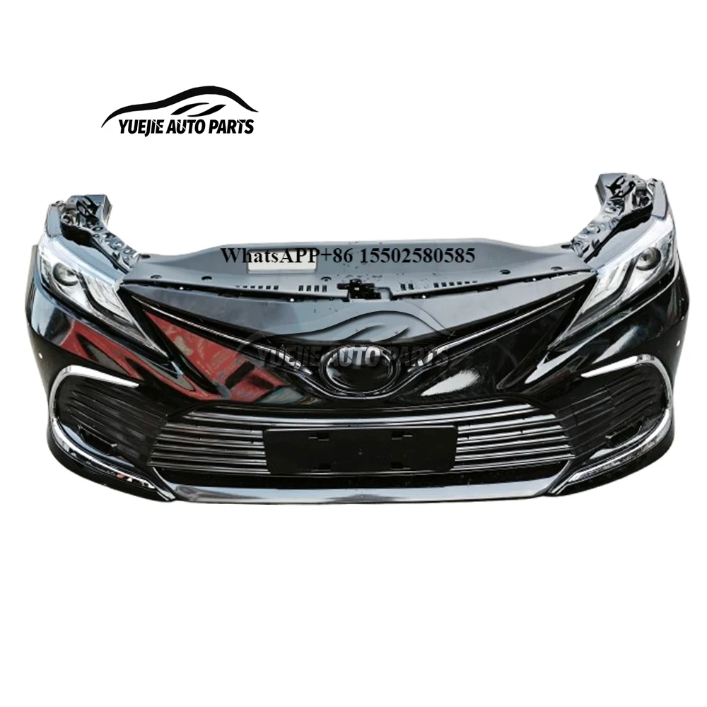 

Hot Selling High Quality Auto Parts for Camry XV70 18-23 Style Complete Front Bumper Assembly Headlight Front Nose-cut