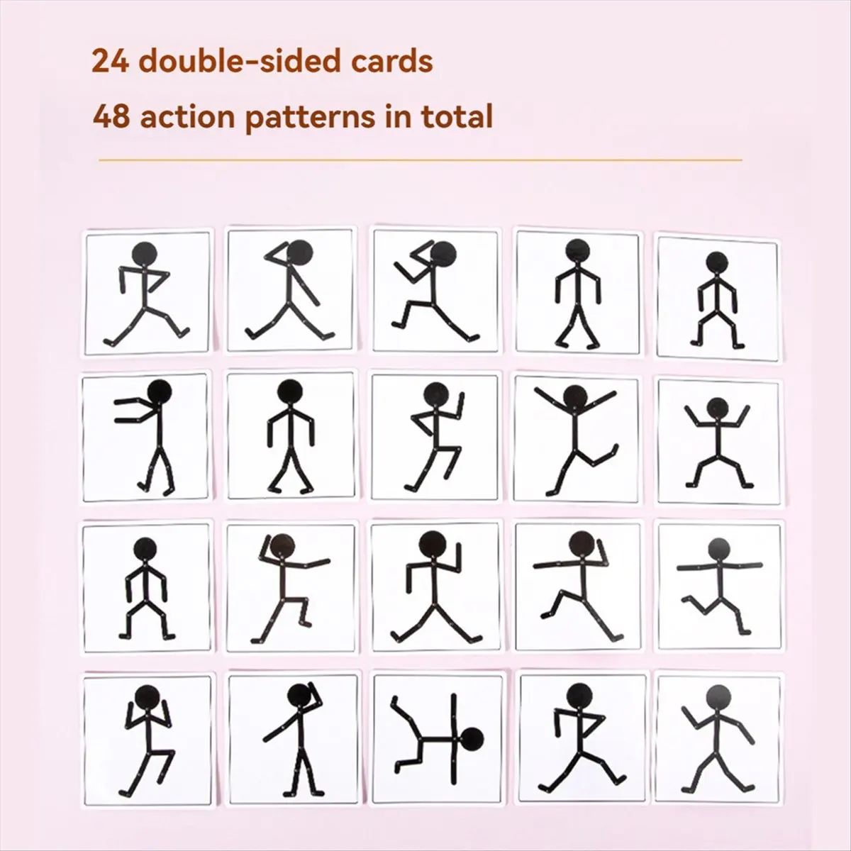 Compatible Sport Wooden Man Material DIY Puzzle Toys Educational Game Early Learning Toy for Children Fine Motor Training Black
