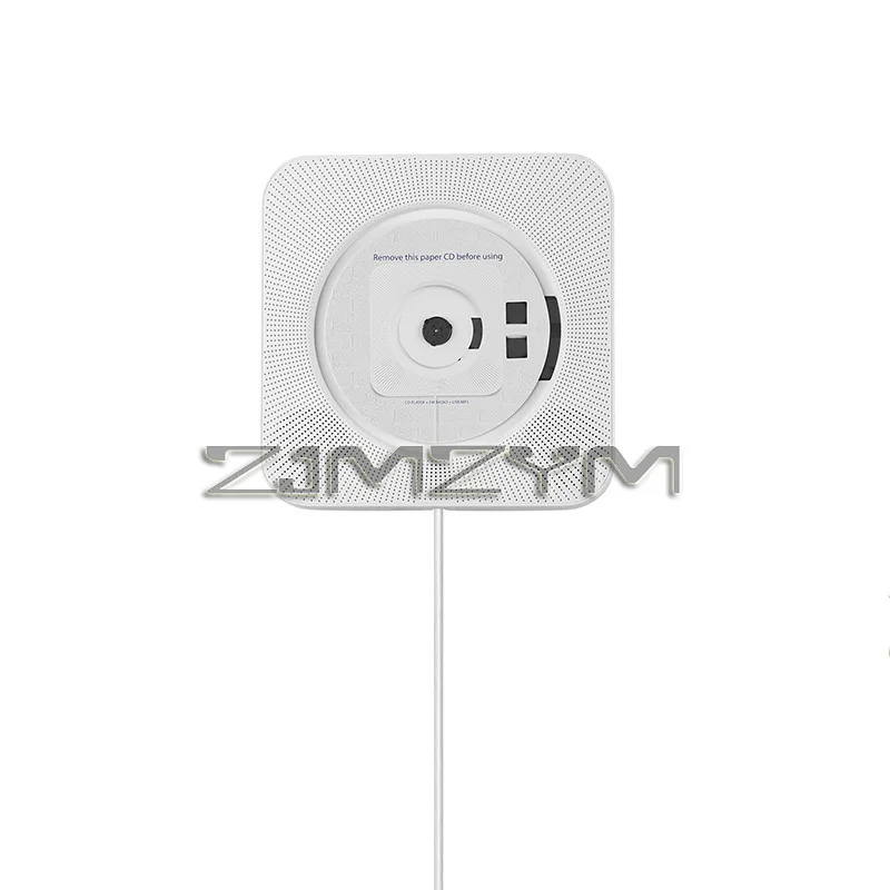 CD Player Bluetooth Speaker LED Screen Wall Mounted Music Player FM Radio 3.5mm Stereo CD /MP3 Players With Remote Control view 6