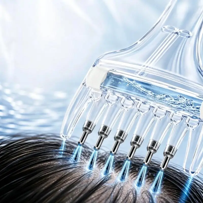 1Pcs Portable Hair Root Comb Liquid Guide Applicator Scalp Massage Comb