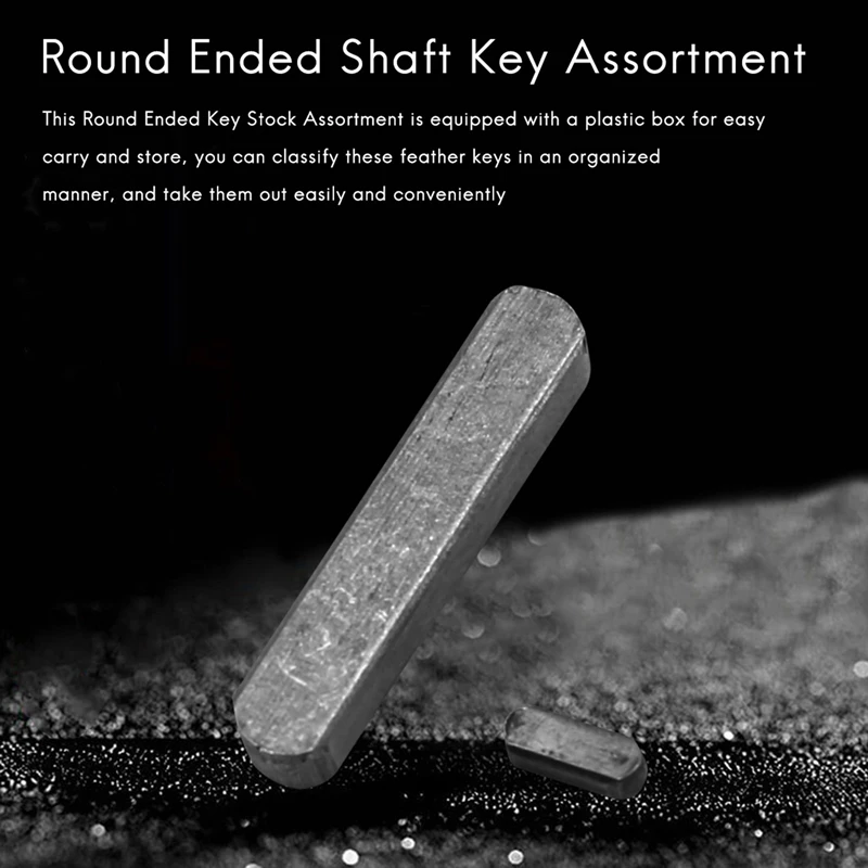 Surtido de llaves de PORK-140Pcs, 10Mm x 12mm x 16Mm x 20mm x 25mm x 30mm, llave de pluma de extremo redondo, unidad paralela Sh
