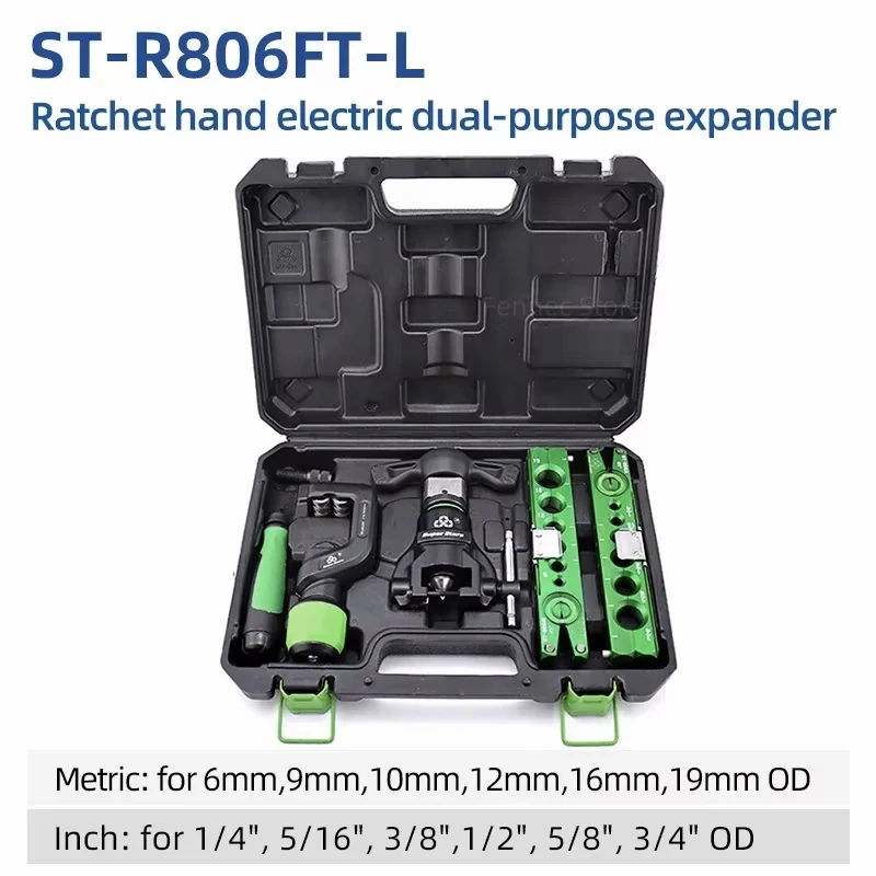 ST-R806FT-L Strumento manuale per svasatura tubi eccentrici per espansione tubi in rame per aria condizionata