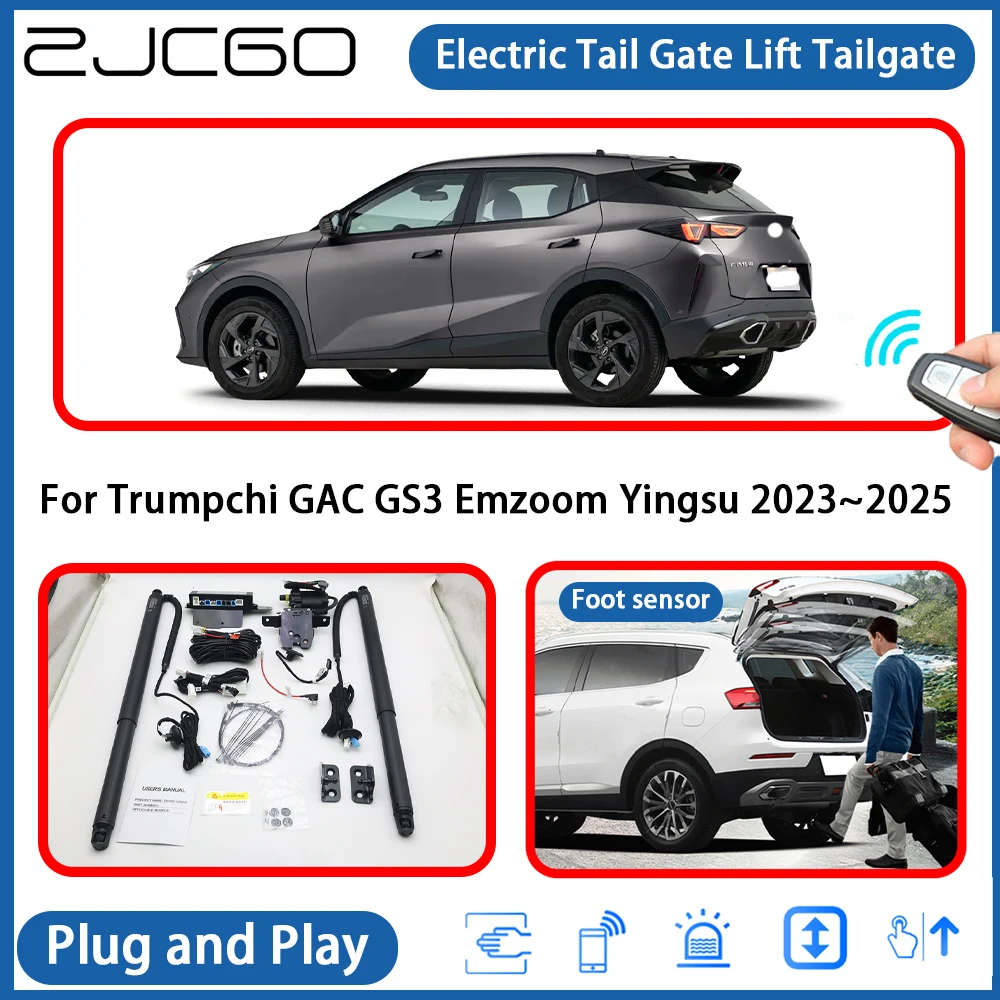 

for Trumpchi GAC GS3 Emzoom Yingsu 2023~2025 Automatic Powered Tailgate Power Liftgate Electric Tail Gate Lift Assisting System