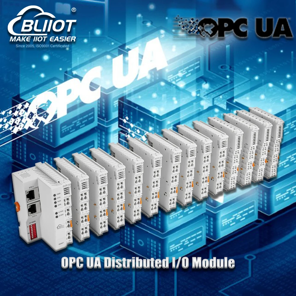 جهاز استشعار نظام I/O الموزع من OPC إلى ES SCADA جمع البيانات عن بعد ورصد حافة وحدة IO ، الصناعة