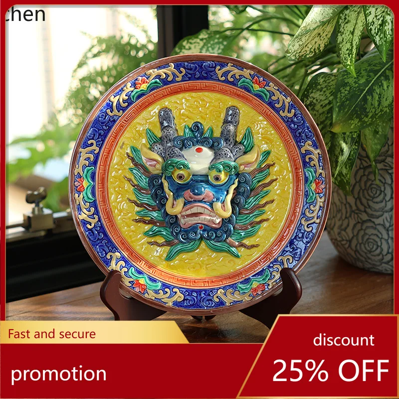 HXL Faucet Plate National Trend Cultural and Creative Handicraft Home Office Ceramic Ornament