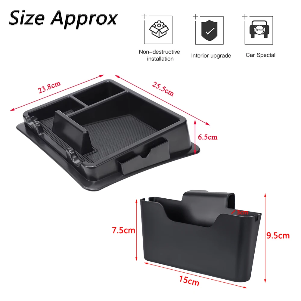 Dashboard Phone Holder Tray Gear Shift Storage Box For Suzuki Jimny JB43 Manual Trans 2007-2017 Interior Organizer Accessories view 6