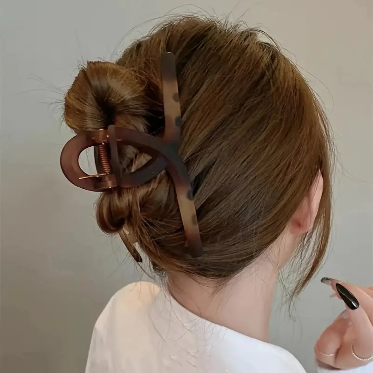 

Large Hair Claw Clips For Thick Hair - Matte Finish Hair Clamps for Women - Big Jaw Clip for Girls - Stylish Hair Accessories fo