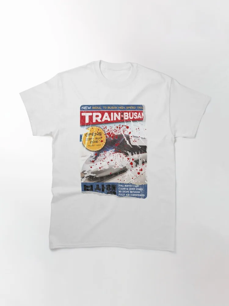 Train to Busan Promo Poster Classic T-Shirt  Prevalent Leisure Cotton  Tees