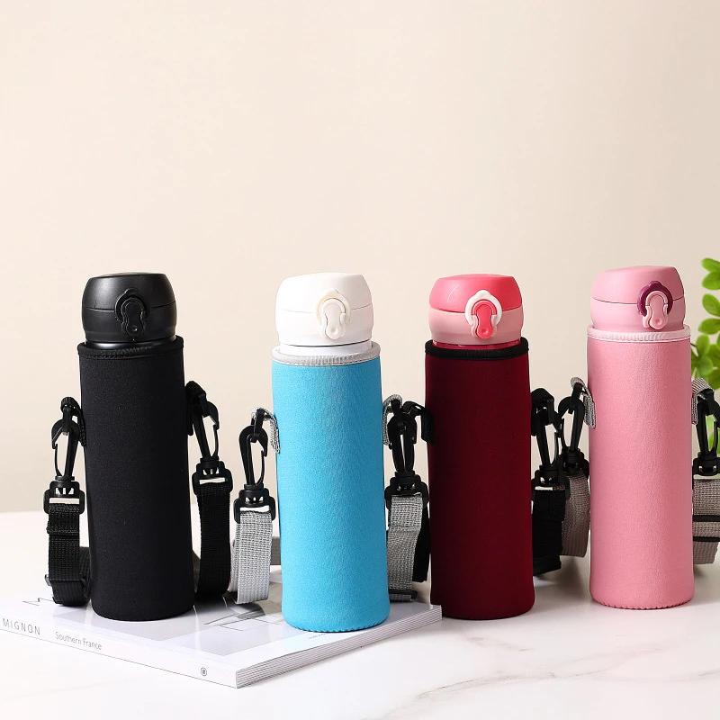 

Elastic Crossbody Portable Vacuum Flasks Protector Water Bottle Covers Insulation Cup Mug Sleeve Pouch