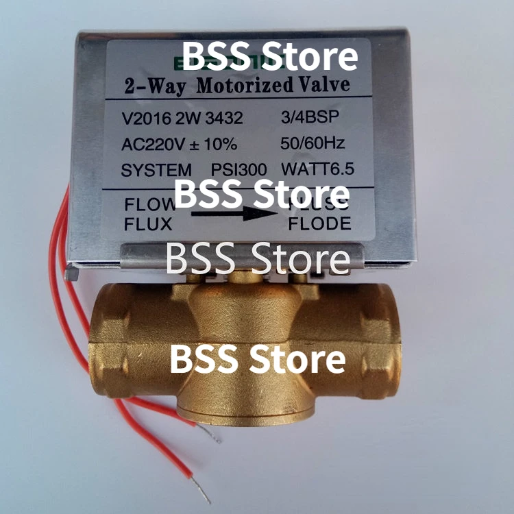 

Electric valve 2-Way Motorized Valve V20162W3432 Fan coil two way valve central air conditioning solenoid valve sensor