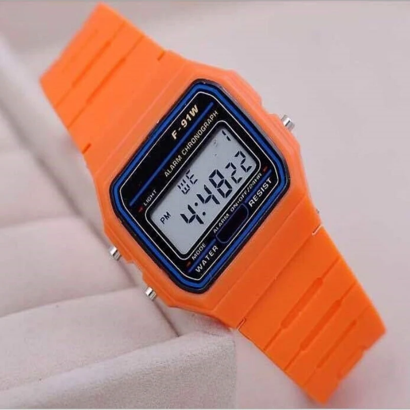 F-91W Steel Strap Watch Men Vintage LED Digital Sports Military Watches Electronic Women Wrist Watch Band Clock Ladies Relojes