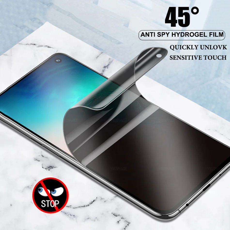 2Pcs Privacy Anti Spy Hydrogel Film For Samsung Galaxy S8 S9 S10 S10e S20 S21 S22 S23 S24 S25 Plus Ultra Soft Screen Protector