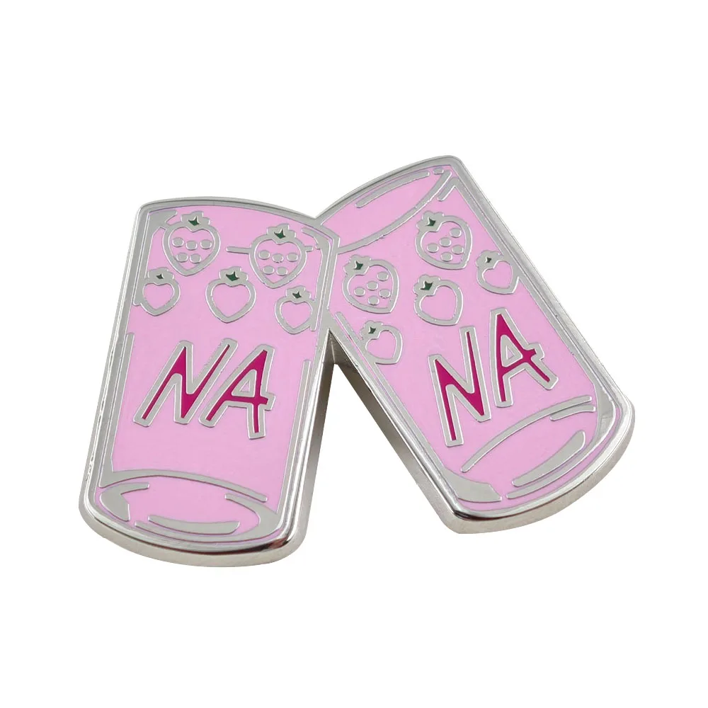 Anime NANA Brosche Rosa Erdbeer-Glasbecher Anstecknadel Ai Yazawa Shojo Manga Abzeichen Kawaii Fan-Schmuck Geschenk – Detail 1