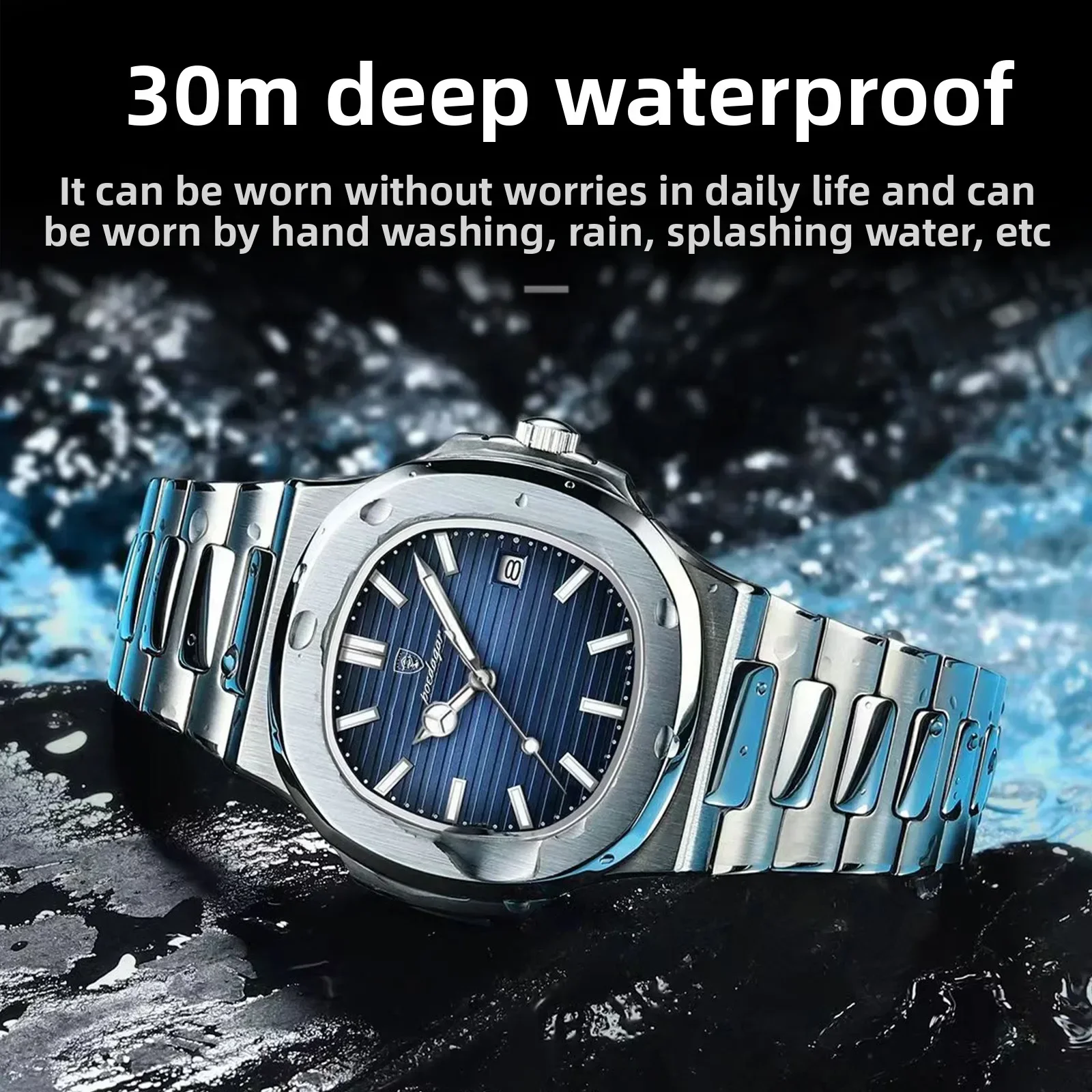 The Swiss brand's new waterproof ultra-thin men's watch