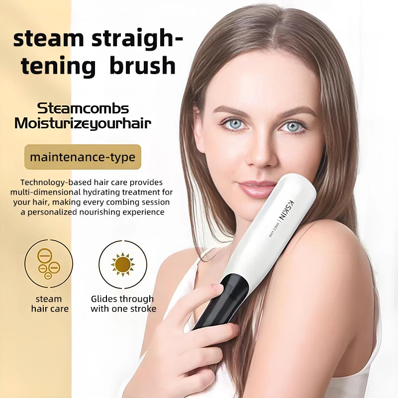 

Straightening comb, electric heat hair straightening, no damage to hair, suitable for all kinds of hair, household goods