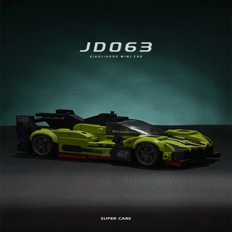 

Speed Racing Creative Building Blocks, Sports Car Garage, Racing Model Vehicles, Toys for Children and Adults, Birthday Gifts